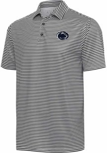 Antigua Penn State Nittany Lions Mens Black Skills Short Sleeve Polo