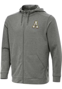 Antigua Appalachian State Mountaineers Mens Black Effortless Light Weight Jacket