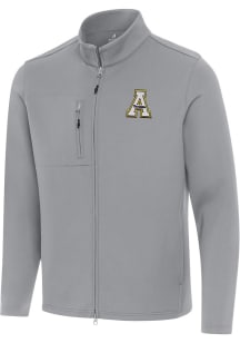 Antigua Appalachian State Mountaineers Mens Grey Objection Light Weight Jacket