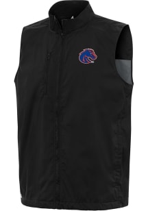 Antigua Boise State Broncos Mens Black Brisk Sleeveless Jacket
