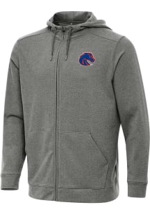 Antigua Boise State Broncos Mens Black Effortless Light Weight Jacket