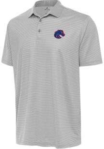 Antigua Boise State Broncos Mens White Rings Short Sleeve Polo