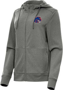Antigua Boise State Broncos Womens Black Seeker Light Weight Jacket