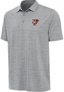 Antigua Bowling Green Falcons Mens Grey Layout Short Sleeve Polo