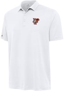 Antigua Bowling Green Falcons Mens White Reprocess Recycled Short Sleeve Polo