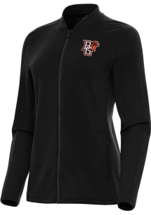 Antigua Bowling Green Falcons Womens Black Continual Light Weight Jacket
