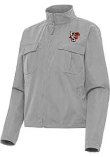 Antigua Bowling Green Falcons Womens Grey Even Par Light Weight Jacket