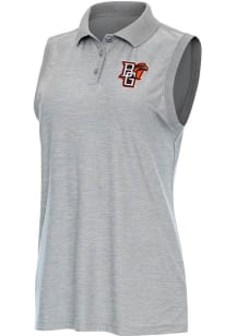Antigua Bowling Green Falcons Womens Grey Recap Polo Shirt
