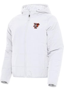 Antigua Bowling Green Falcons Womens White Universe Filled Jacket