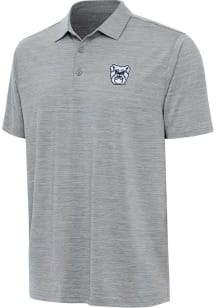 Antigua Butler Bulldogs Mens Grey Layout Short Sleeve Polo