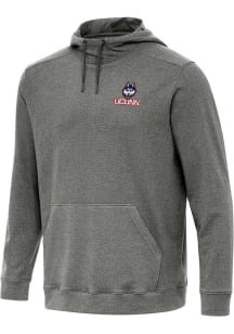 Antigua UConn Huskies Mens Black Cloud Long Sleeve Hoodie