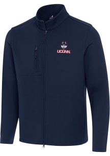 Antigua UConn Huskies Mens Navy Blue Objection Light Weight Jacket