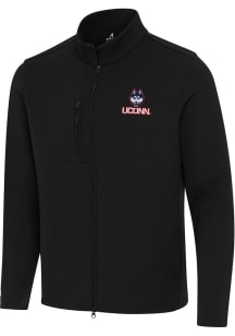 Antigua UConn Huskies Mens Black Objection Light Weight Jacket