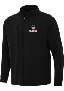 Antigua UConn Huskies Mens Black Regard Light Weight Jacket