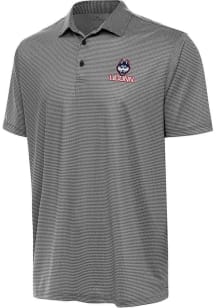 Antigua UConn Huskies Mens White Rings Short Sleeve Polo