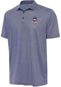 Antigua UConn Huskies Mens White Rings Short Sleeve Polo