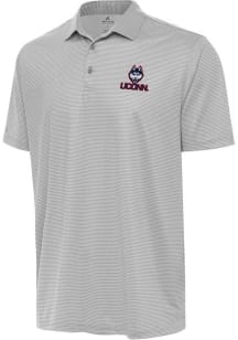 Antigua UConn Huskies Mens White Rings Short Sleeve Polo