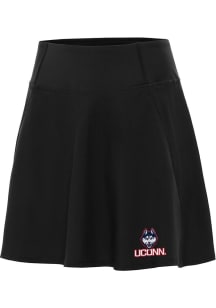 Antigua UConn Huskies Womens Black Chip Skort Skirt