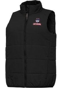 Antigua UConn Huskies Womens Black Experience Vest