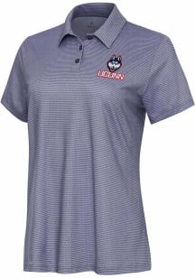 Antigua UConn Huskies Womens White Rings Short Sleeve Polo Shirt