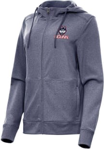 Antigua UConn Huskies Womens Navy Blue Seeker Light Weight Jacket