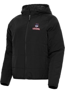 Antigua UConn Huskies Womens Black Universe Filled Jacket