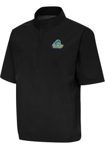 Antigua Delaware Fightin' Blue Hens Mens Black Brisk Short Sleeve Jacket
