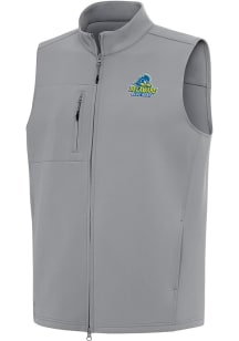 Antigua Delaware Fightin' Blue Hens Mens Grey Demand Sleeveless Jacket