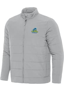 Antigua Delaware Fightin' Blue Hens Mens Grey Swelter Filled Jacket