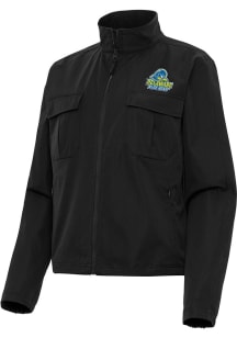 Antigua Delaware Fightin' Blue Hens Womens Black Even Par Light Weight Jacket