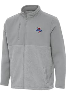 Antigua Tulsa Golden Hurricane Mens Grey Daily Fused Medium Weight Jacket