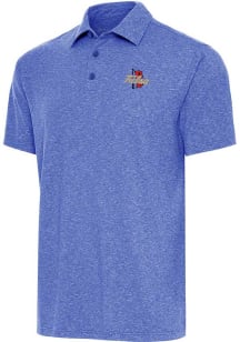 Antigua Tulsa Golden Hurricane Blue Par 3 Big and Tall Polo