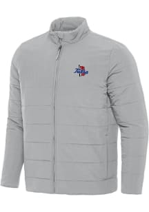Antigua Tulsa Golden Hurricane Mens Grey Swelter Filled Jacket