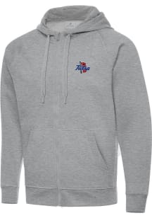 Antigua Tulsa Golden Hurricane Mens Grey Victory Big and Tall Light Weight Jacket
