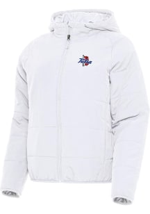 Antigua Tulsa Golden Hurricane Womens White Universe Filled Jacket