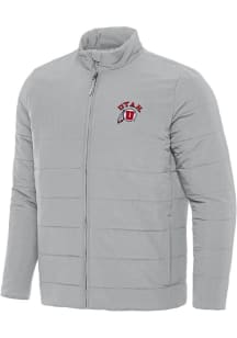 Antigua Utah Utes Mens Grey Swelter Filled Jacket