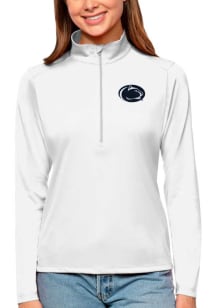 Antigua Penn State Nittany Lions Womens White Tribute Design Qtr Zip Pullover