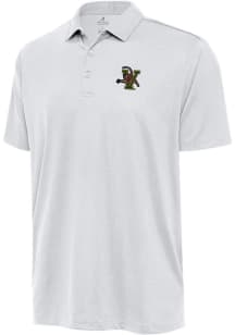 Antigua Vermont Catamounts Mens White Ellipse Short Sleeve Polo