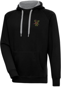 Antigua Vermont Catamounts Mens Black Victory Long Sleeve Hoodie