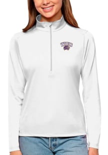 Antigua Western Carolina Womens White Tribute Qtr Zip Pullover