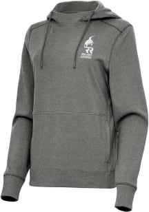Antigua Arizona Ridge Riders Womens Black Justice Hooded Sweatshirt