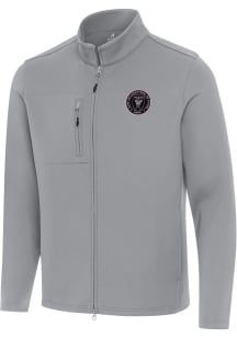 Antigua Inter Miami CF Mens Grey Objection Light Weight Jacket