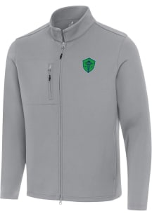 Antigua Seattle Sounders FC Mens Grey Objection Light Weight Jacket