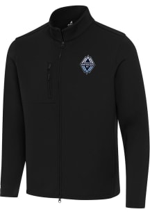 Antigua Vancouver Whitecaps FC Mens Black Objection Light Weight Jacket