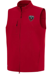 Antigua DC United Mens Red Demand Sleeveless Jacket