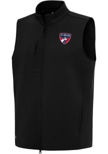 Antigua FC Dallas Mens Black Demand Sleeveless Jacket