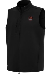 Antigua Houston Dynamo Mens Black Demand Sleeveless Jacket