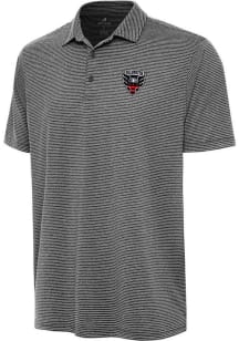 Antigua DC United Mens Black Scheme Short Sleeve Polo
