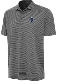 Antigua Vancouver Whitecaps FC Mens Black Scheme Short Sleeve Polo