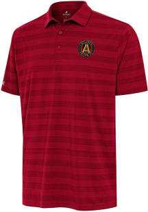 Antigua Atlanta United FC Mens Red Tunnel Short Sleeve Polo